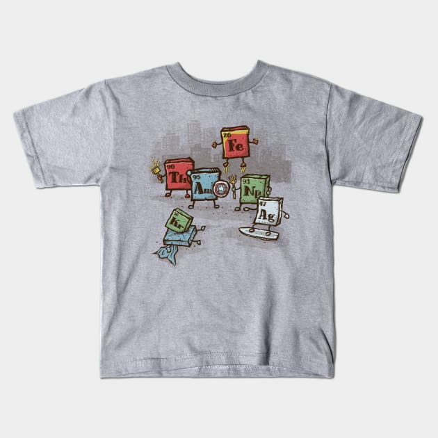 Periodically Heroic Kids T-Shirt by kg07_shirts